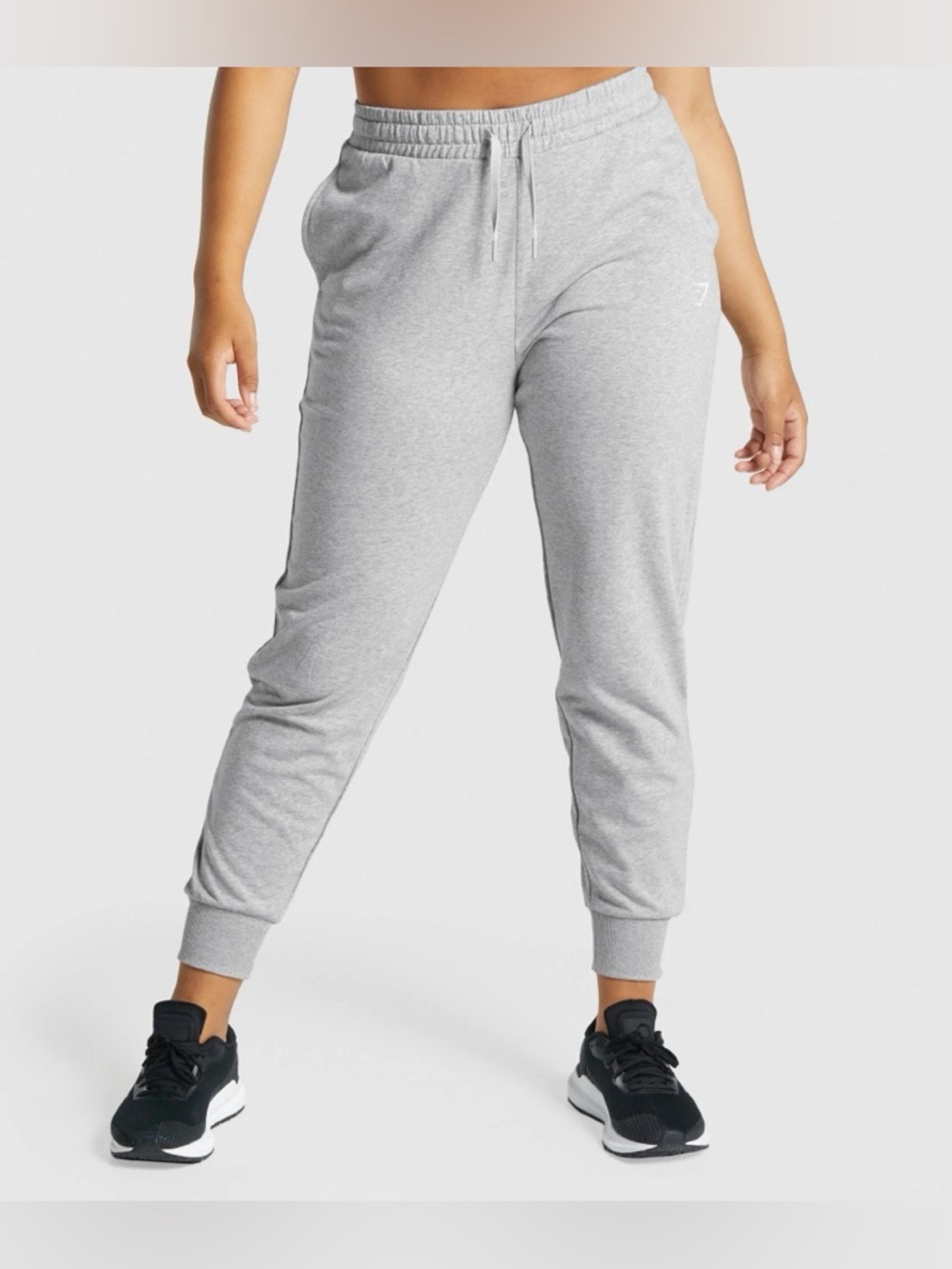 ***NWOT*** Gymshark TRAINING JOGGERS in light grey marl